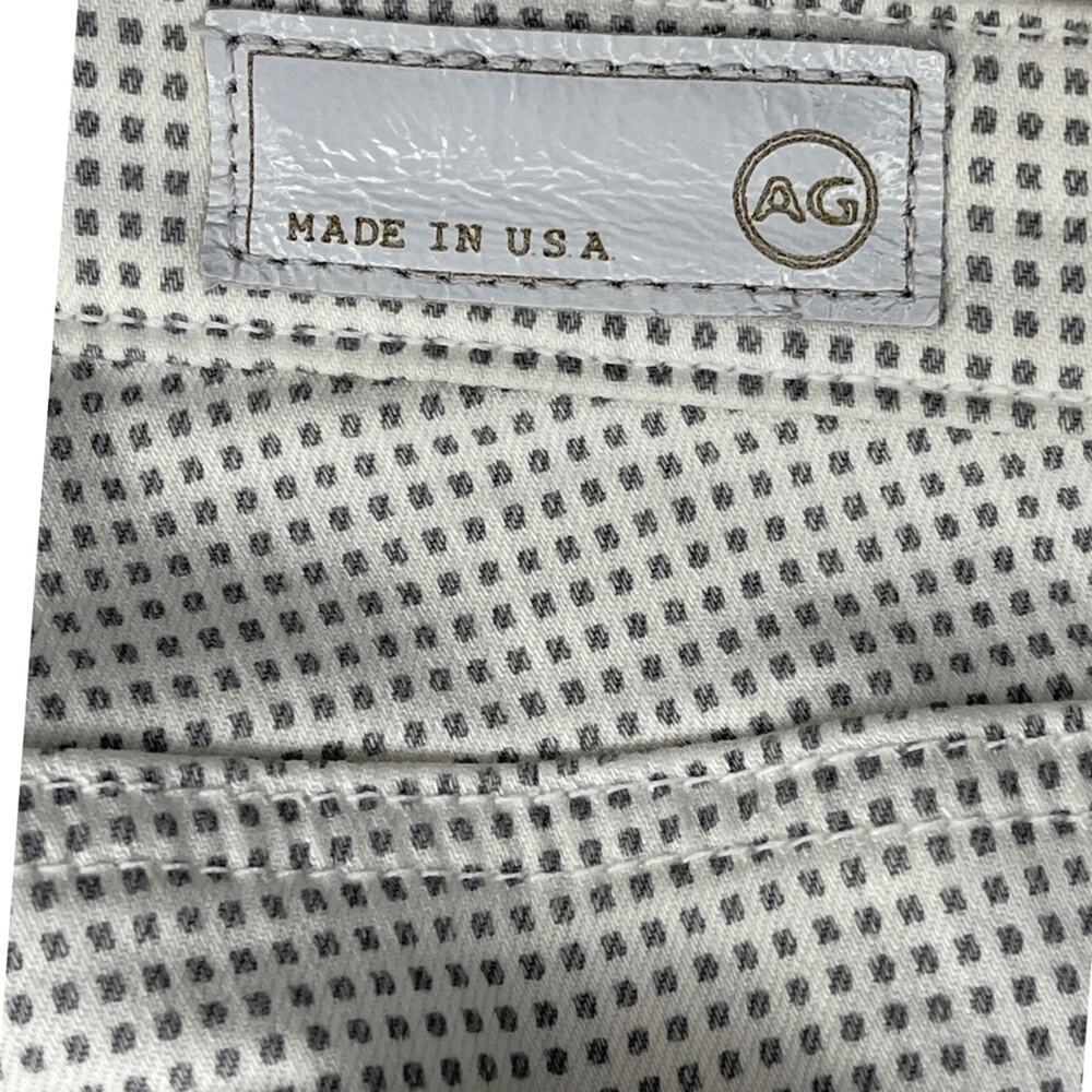 AG Adriano Goldschmied Jeans White - Gray The Leggings Ankle Size 27 - Picture 9 of 10